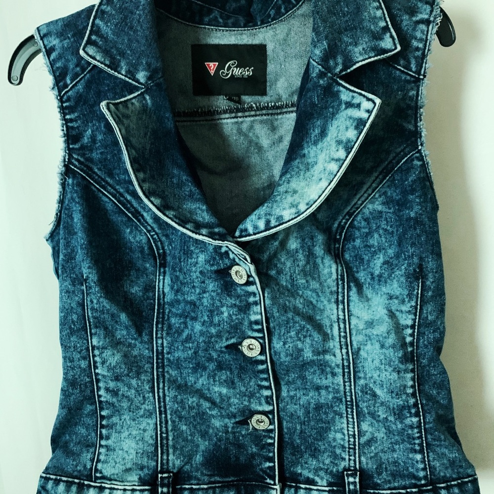 Guess Custom Denim Vest - Women’s Fit